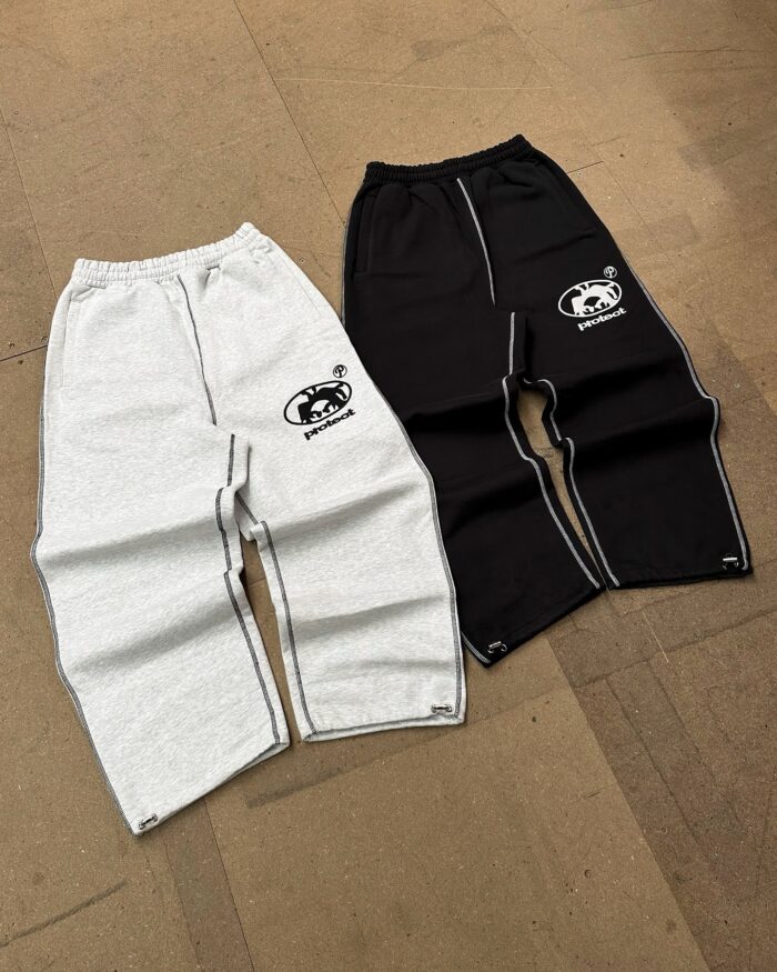 A Protect Ldn Sweatpants Grey/ Black Buy One Get One Free