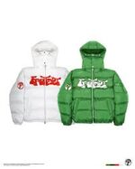 Protect Ldn Puffer jacket White & Green